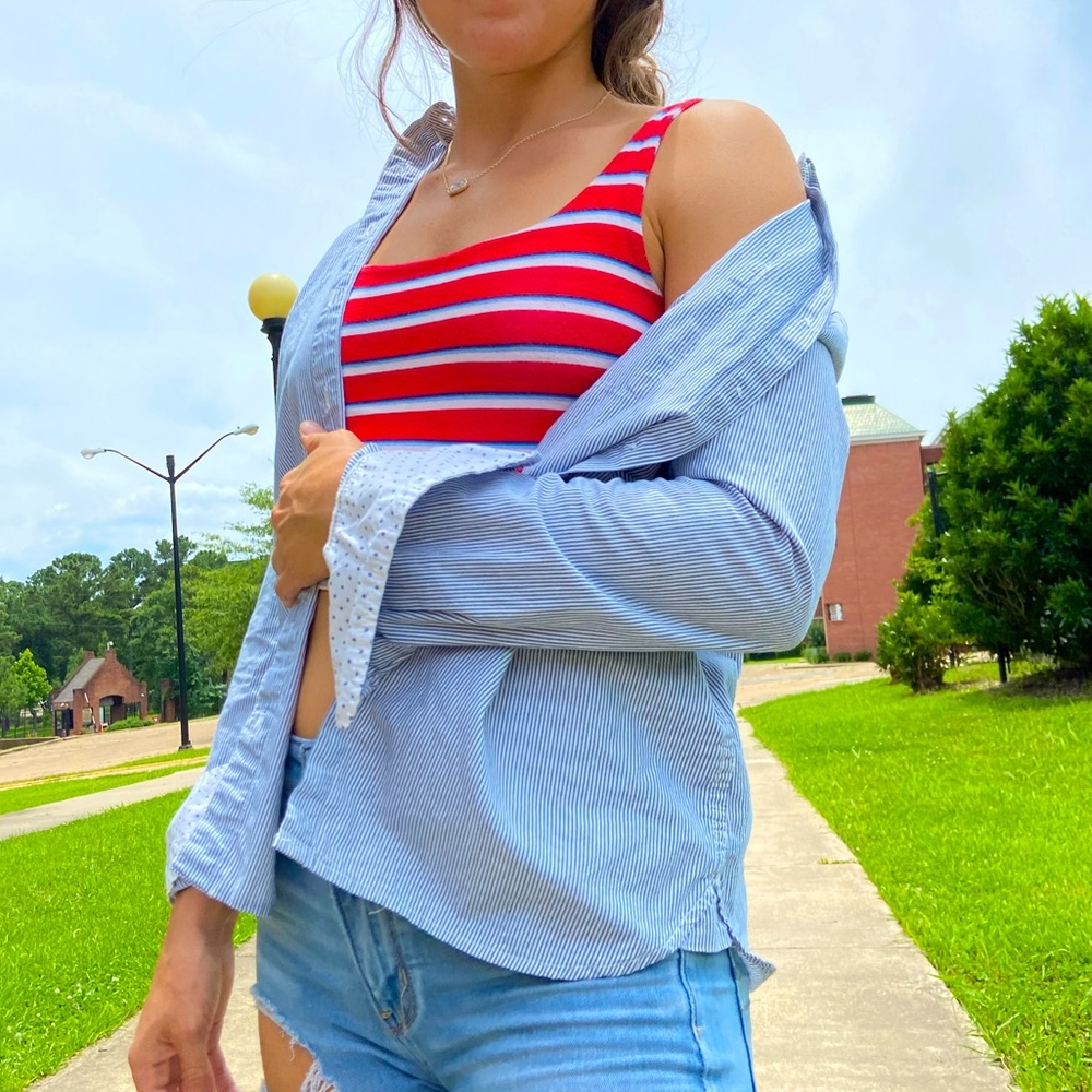 Aeropostale Pinstripe Buttondown